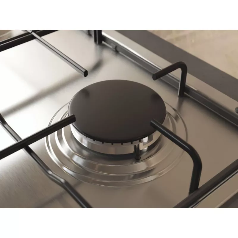 Whirlpool TGML 650 IX Acero inoxidable encastre 58 cm gas 4 zonas de cocción