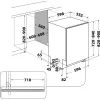 Whirlpool W7I HF60 TUS; W7I HF60 TUS Totalmente integrado 15 cubiertos