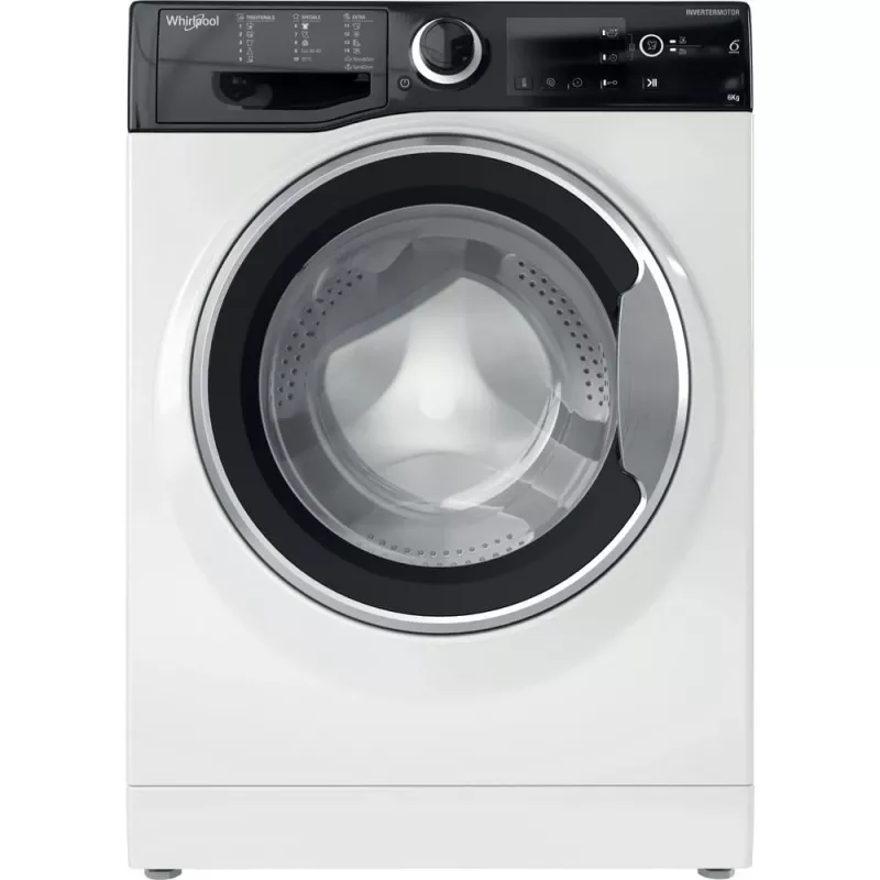 Whirlpool WRBSB 6249 S EU Lavadora de carga frontal 6 kg 1151 rpm negro, blanco