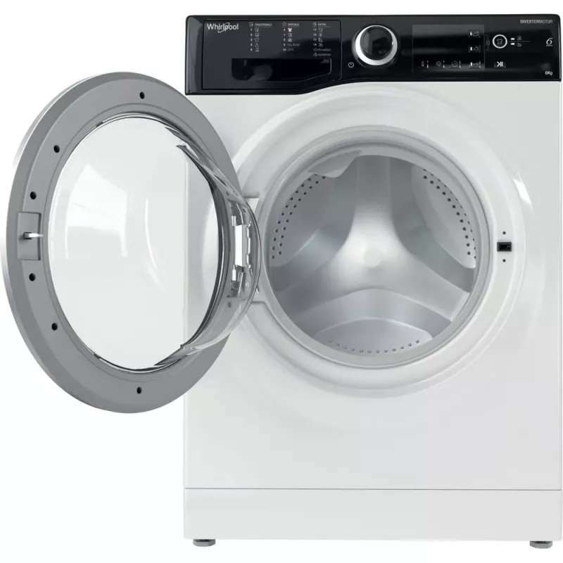 Whirlpool WRBSB 6249 S EU Lavadora de carga frontal 6 kg 1151 rpm negro, blanco