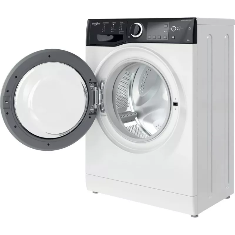 Whirlpool WRBSB 6249 S EU Lavadora de carga frontal 6 kg 1151 rpm negro, blanco