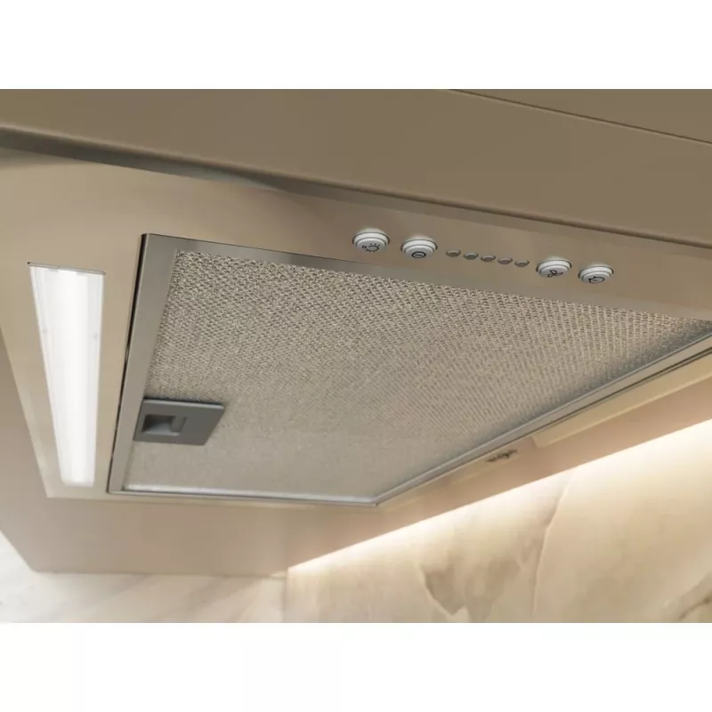 Whirlpool WCTH 63F LEB X Campana extractora de encastre acero inoxidable 600 m³/h
