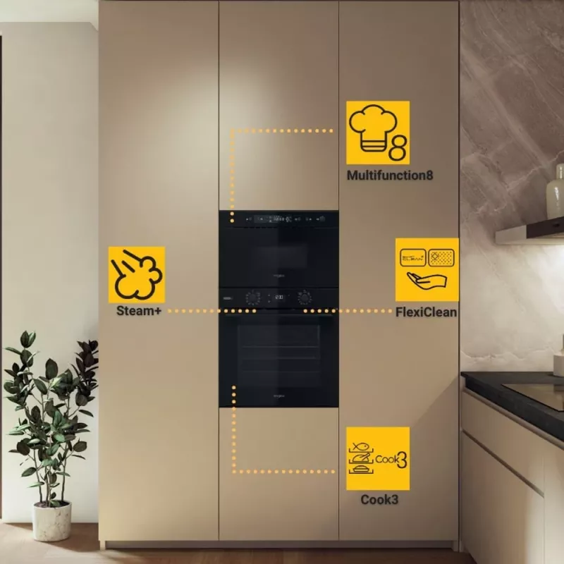 Whirlpool OMSK58RU1SB 71 L negro