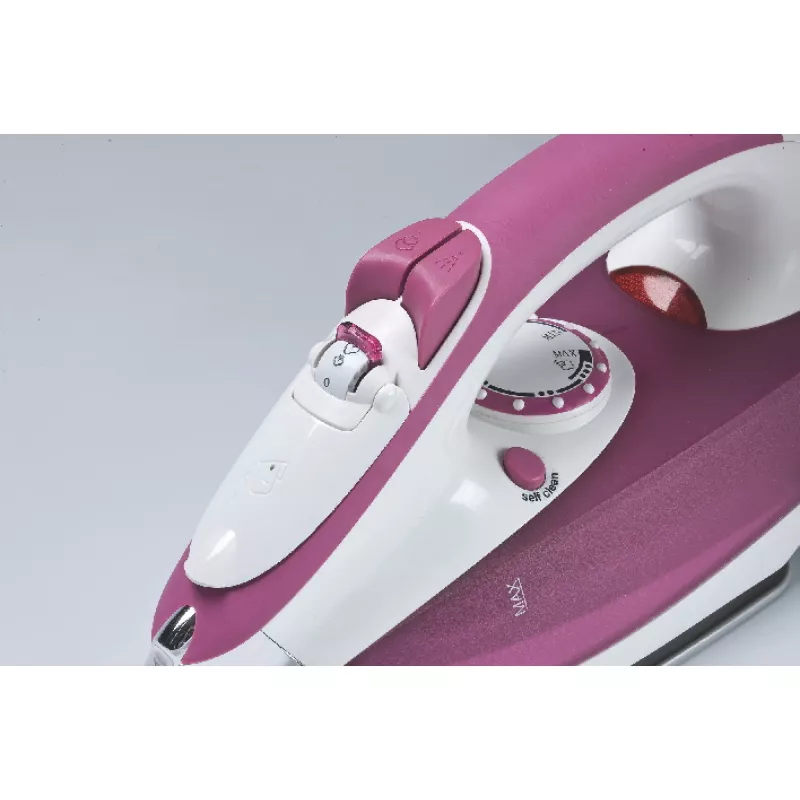 Ariete 6215 plancha de vapor, 2200 W, suela de acero inoxidable, 0,28 L, violeta/blanco