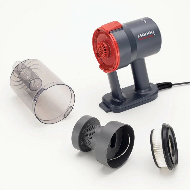 Ariete 2708 Handy Force One, escoba eléctrica y aspirador de mano, 600W, 2en1, tecnología ciclónica, sin bolsa, depósito 0,6L, filtro HEPA.