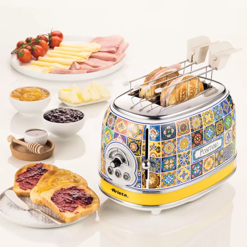Ariete 0155/0P 6 2 rebanadas 810 W azul, amarillo