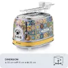 Ariete 0155/0P 6 2 rebanadas 810 W azul, amarillo