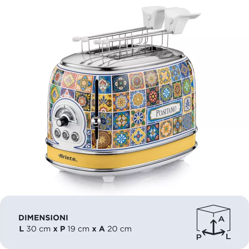 Ariete 0155/0P 6 2 rebanadas 810 W azul, amarillo