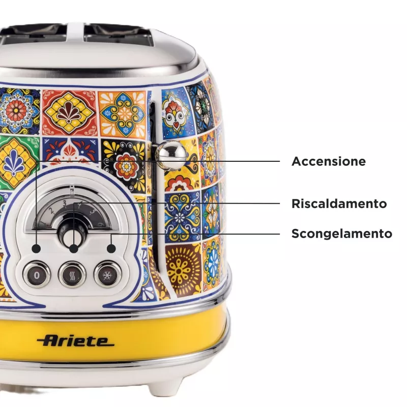 Ariete 0155/0P 6 2 rebanadas 810 W azul, amarillo