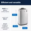De’Longhi PAC EM82 Climatizador portátil 63 dB 1000 W blanco