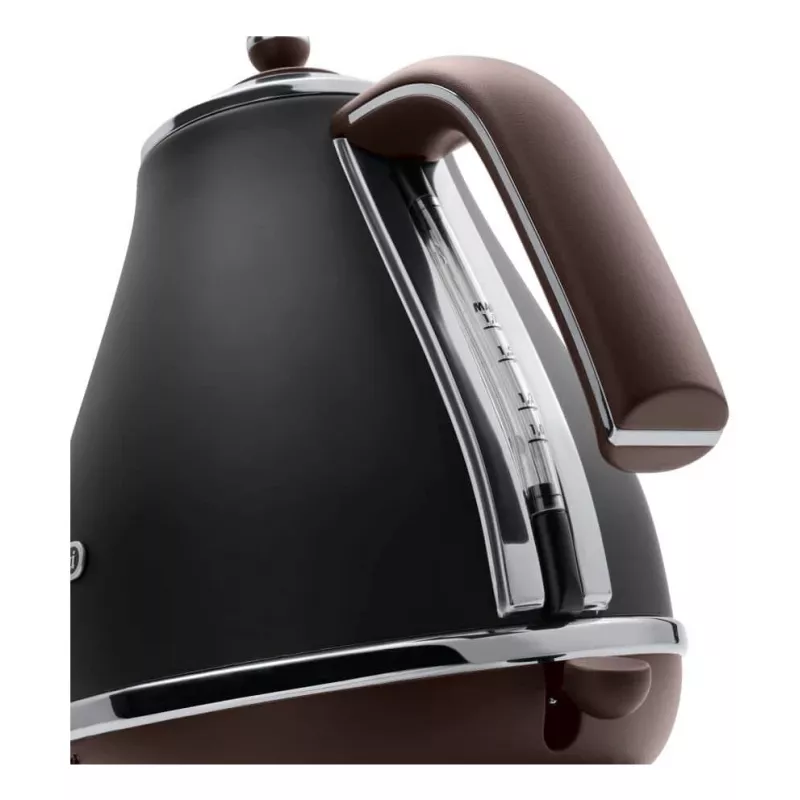 De’Longhi KBOV 2001.BK Hervidor 1,7 l 2000 W negro, marrón