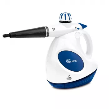 Polti Vaporetto First Limpiador a vapor portátil 0,2 L 1000 W azul, blanco