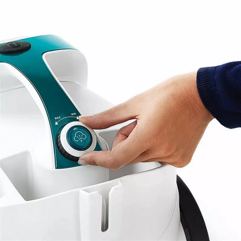 Polti Vaporetto Smart 100_T Limpiador a vapor de cilindro 1500 W azul, blanco