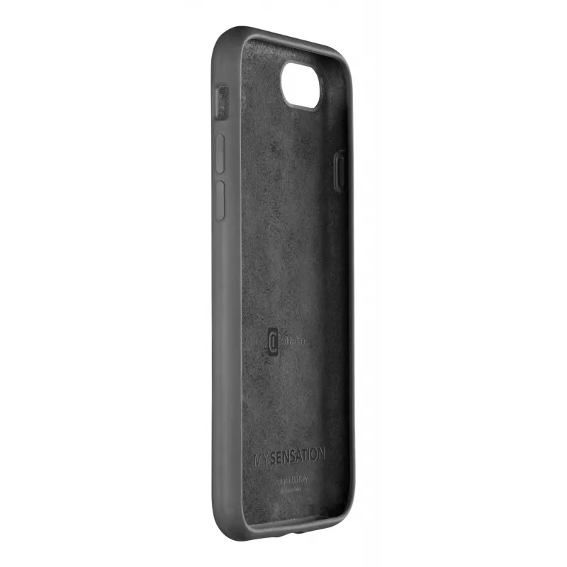 Cellularline Sensation - Funda de silicona soft-touch para iPhone SE (2022)/SE (2020)/8/7/6
