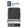 Cellularline Sensation - Funda de silicona soft-touch para iPhone SE (2022)/SE (2020)/8/7/6