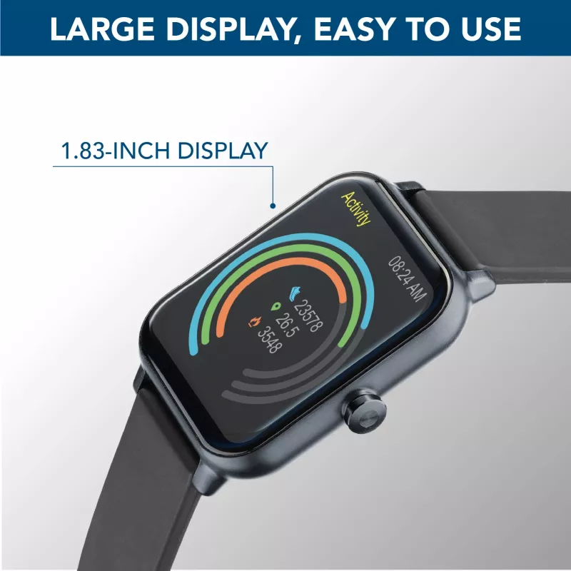 Smartwatch Cellularline ION Bluetooth® con app, LED, 91 g
