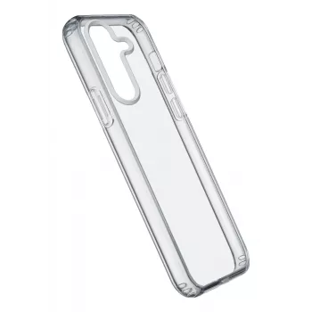 Cellularline Clear Protect – Funda rígida para Galaxy S24 con bordes de goma