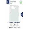 Cellularline Clear Protect - Funda rígida para iPhone 16e/17e con bordes de goma