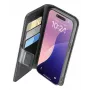 Cellularline Book Agenda - Funda tipo libro efecto piel para iPhone 16e/17e con cierre magnético