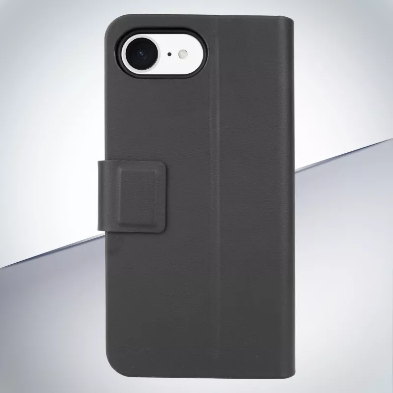 Cellularline Book Agenda - Funda tipo libro efecto piel para iPhone 16e/17e con cierre magnético