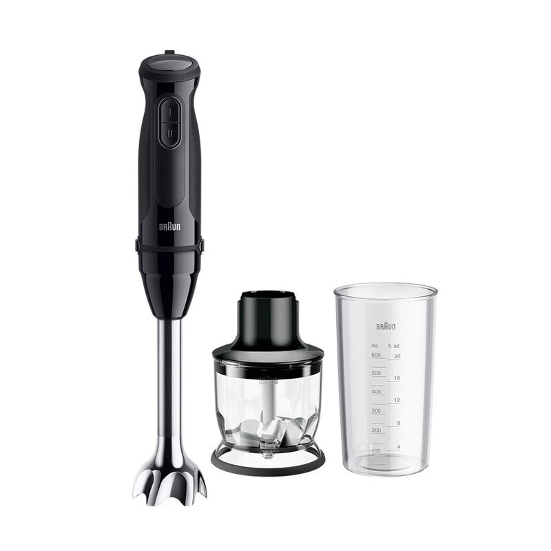 Braun MultiQuick 3 MQ30201M 0,6 l batidora de mano 900 W negro, acero satinado