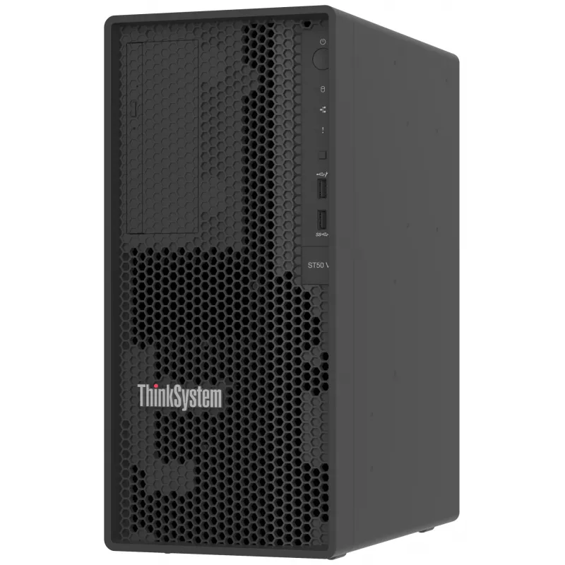 Lenovo ThinkSystem ST50 V3 Servidor 1,92 TB Torre Intel Xeon E E-2434 3,4 GHz 32 GB DDR5-SDRAM 500 W