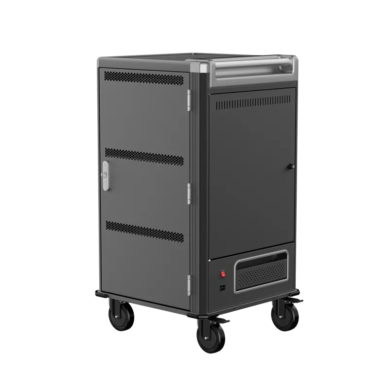 Ewent EW1700 carro/armario portátil de gestión de dispositivos Negro, Gris
