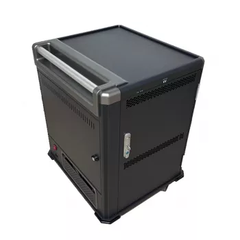 Ewent EW1703 carro/armario portátil de gestión de dispositivos Negro, Gris