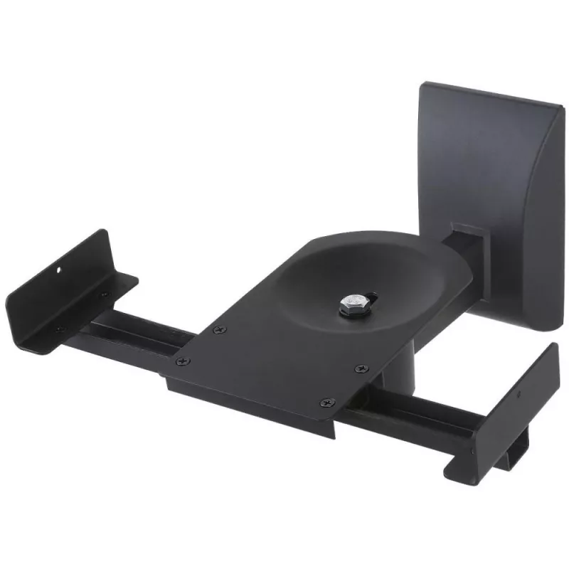 Techly Pareja de soportes de pared para altavoces hasta 25 kg Negro ICA-SP SS201