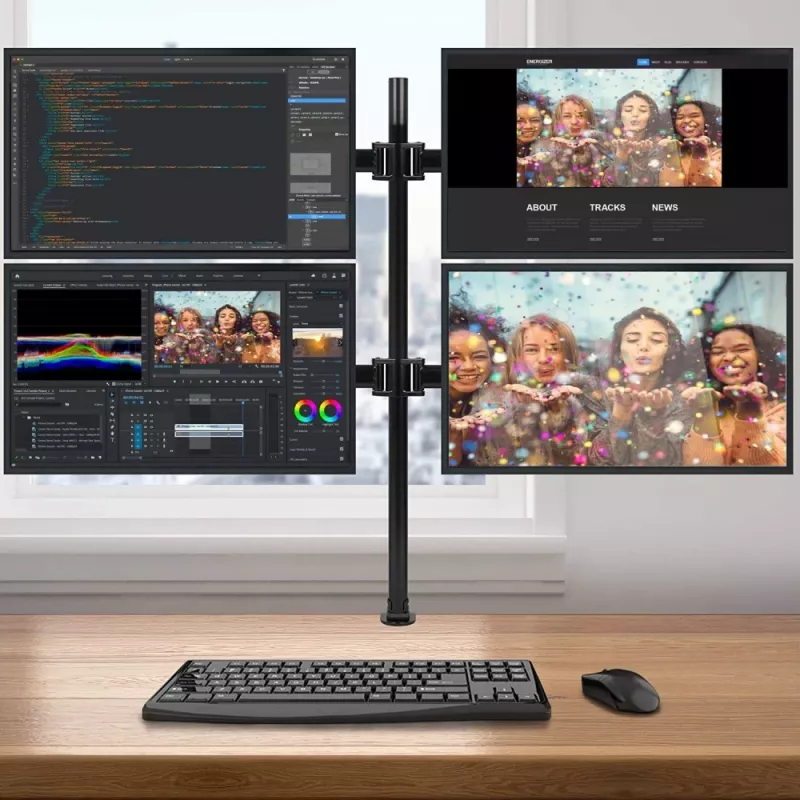 Techly ICA-LCD 382-Q Soporte de monitor / pie 68,6 cm (27