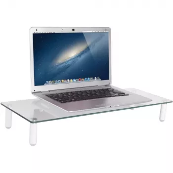 Techly Alzamonitores universal de sobremesa, de pie, 20 kg, 33 cm (13