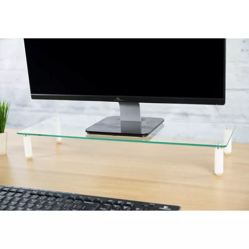 Techly Alzamonitores universal de sobremesa, de pie, 20 kg, 33 cm (13