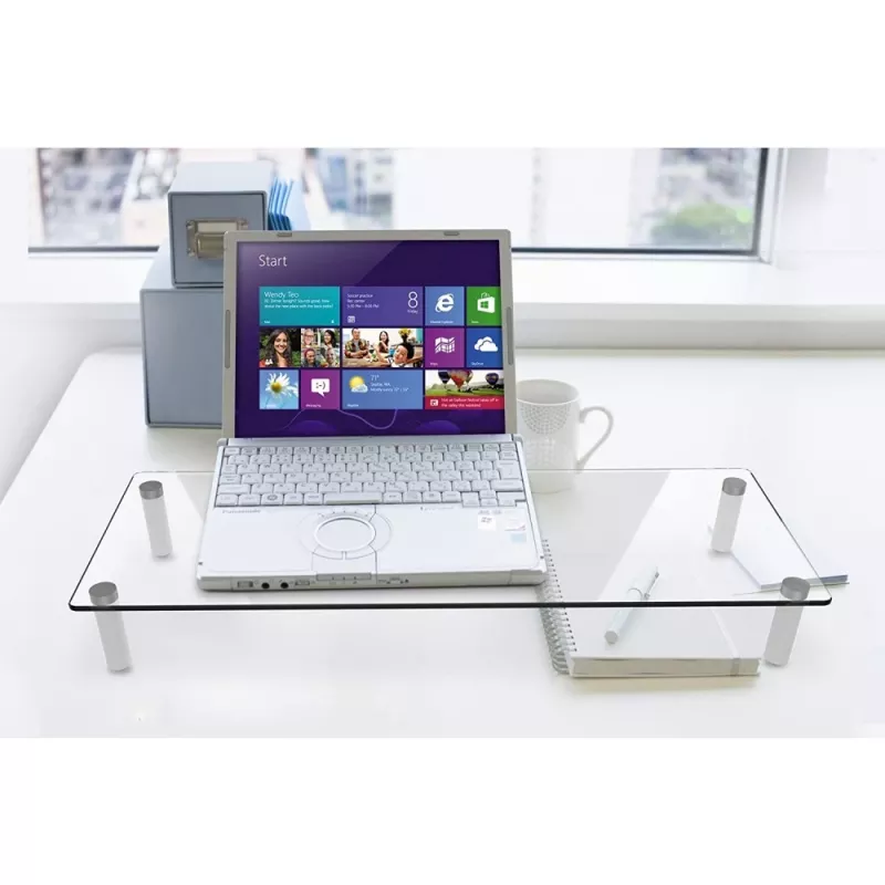 Techly Alzamonitores universal de sobremesa, de pie, 20 kg, 33 cm (13
