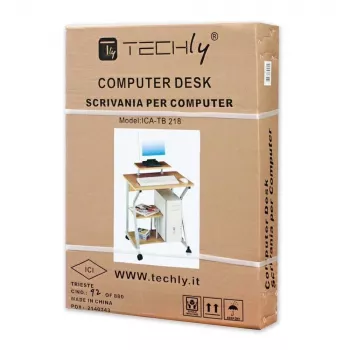 Techly Mesa de ordenador compacta ICA-TB 218