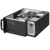 Techly Caja rack industrial 19/sobremesa 4U ultracompacta negra I-CASE MP-P4HX-BLK6