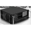 Techly Caja rack industrial 19/sobremesa 4U ultracompacta negra I-CASE MP-P4HX-BLK6