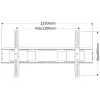 Techly ICA-PLB 2230 Soporte de TV 2,54 m (100 pulgadas) Negro