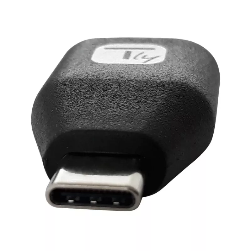 Techly Adaptador USB-C macho a USB-A hembra Negro, USB A, USB C, Negro