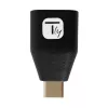 Techly Adaptador USB-C macho a USB-A hembra Negro, USB A, USB C, Negro