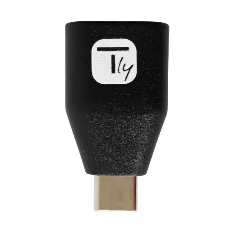 Techly Adaptador USB-C macho a USB-A hembra Negro, USB A, USB C, Negro