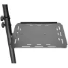 Techly ICA-TB TPM-10 carro regulable en altura para proyector y portátil con estante, negro