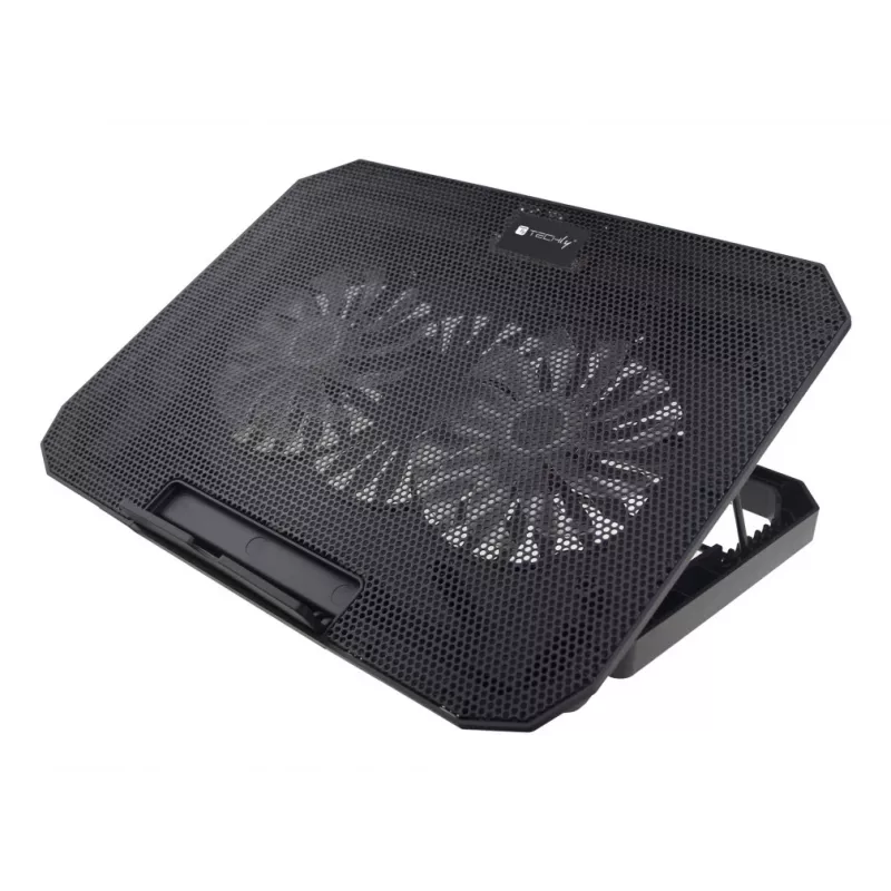 Techly ICOOL-CP11TY soporte para portátil negro 43,2 cm (17