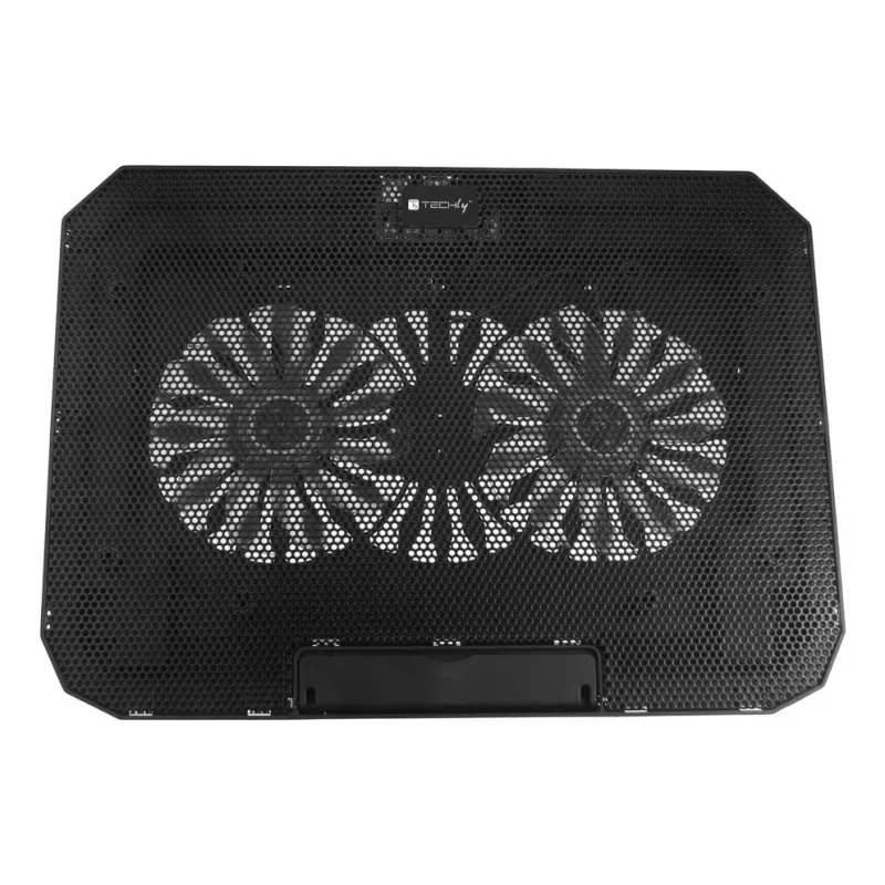 Techly ICOOL-CP11TY soporte para portátil negro 43,2 cm (17