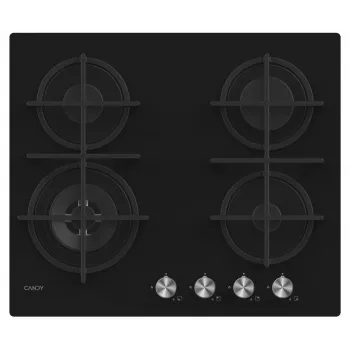Candy CDK6GF4WEKB negro integrable 59,5 cm gas 4 zonas
