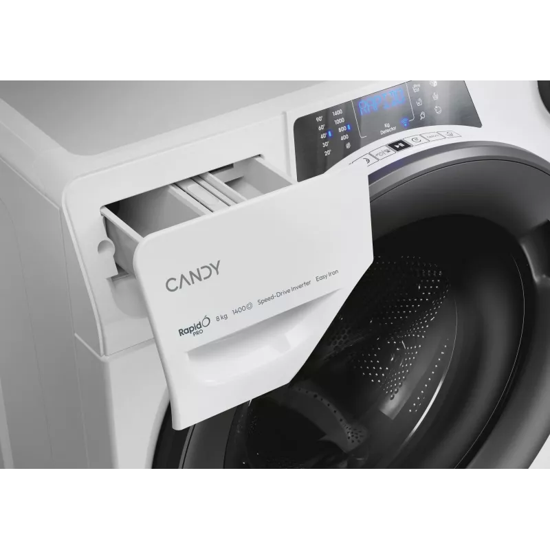 Candy RapidÓ PRO RP 486BWMR/1-S lavadora de carga frontal 8 kg 1400 rpm blanco