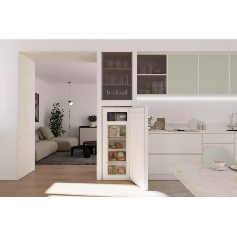 Candy CNUQ2L513EWH congelador vertical 169 L blanco