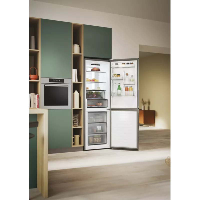 Candy ECN4CQTEX186 independiente 355 L acero inoxidable