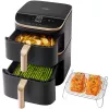 Cosori Turbo Tower Pro Smart freidora de aire vertical individual 10,8 L 2630 W negra, dorada