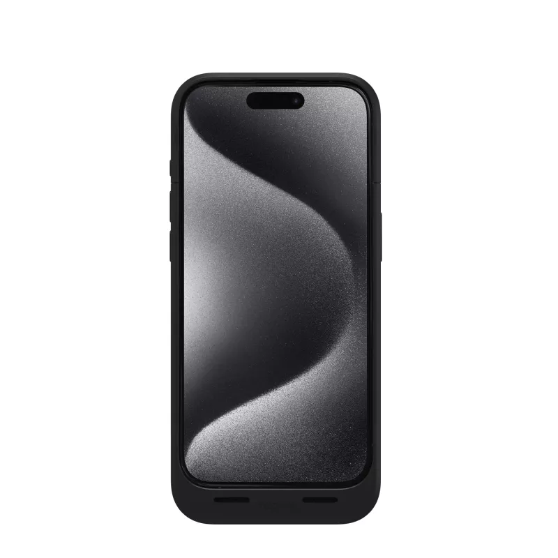 mophie Juice Funda para teléfono 15,5 cm (6,1 pulgadas) Funda Negra