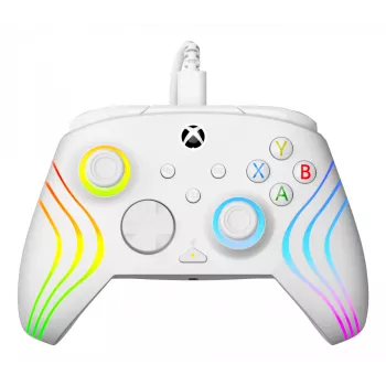 Mando Turtle Beach Afterglow Wave Blanco USB PC Xbox Series S X